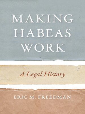 cover image of Making Habeas Work